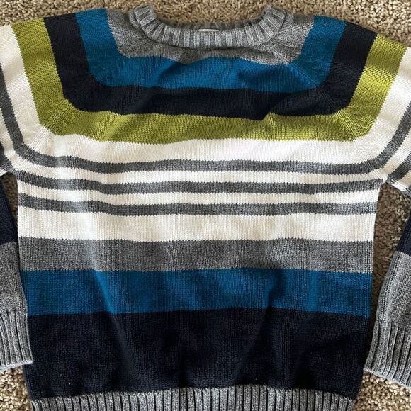 Gymboree Crewneck Striped Sweater Boys Medium 7-8 - Picture 4 of 4